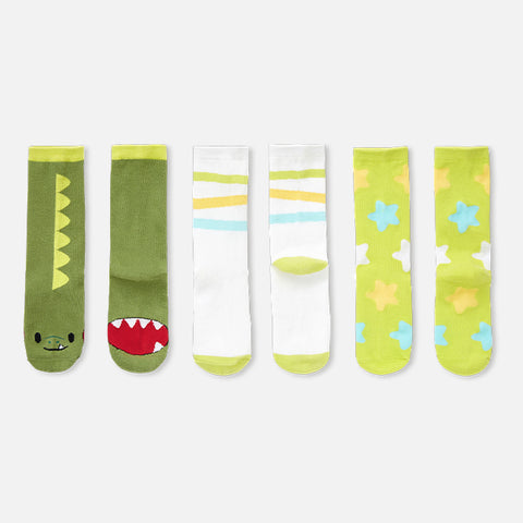 Dayo the Dinosaur Socks (3-Pack)