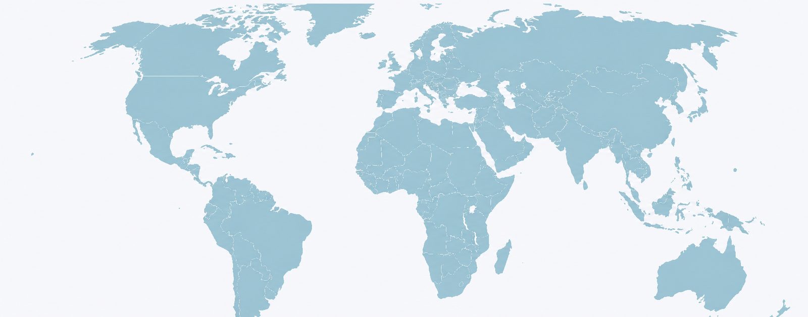 World map showing the Cubs going global