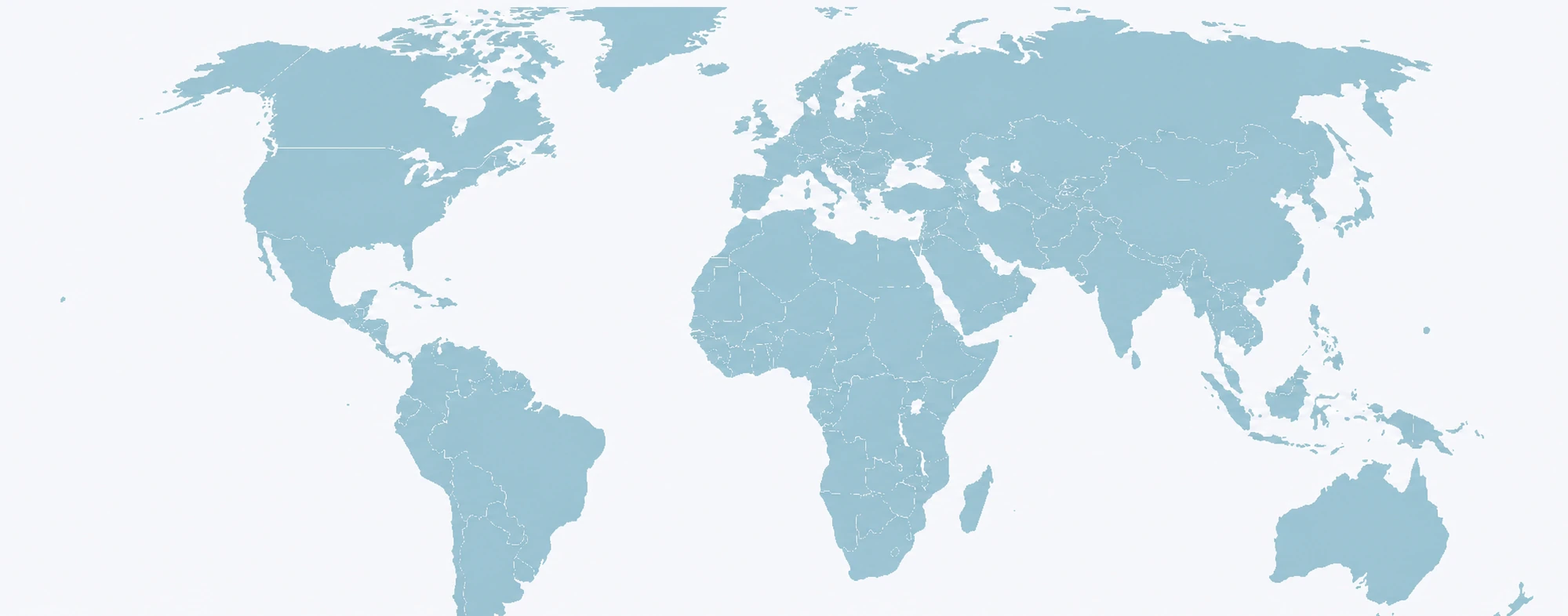 World map showing the Cubs going global