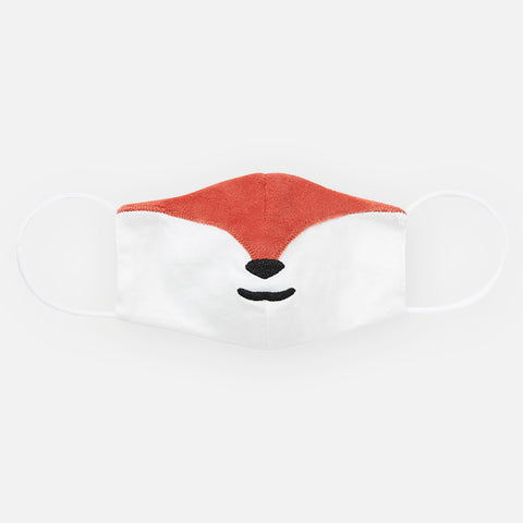 Flynn the Fox Embroidered Mask