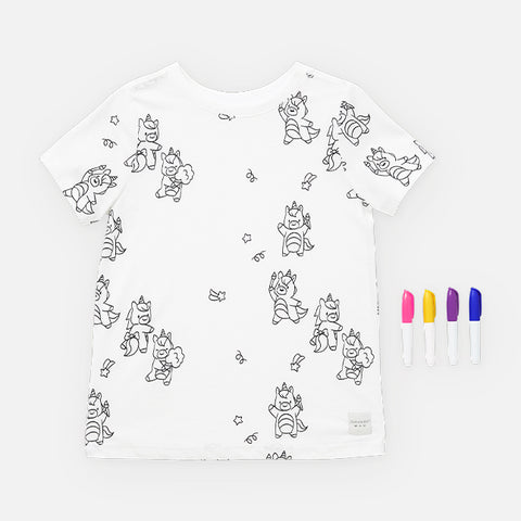 Uki the Unicorn T-Shirt and Marker Set